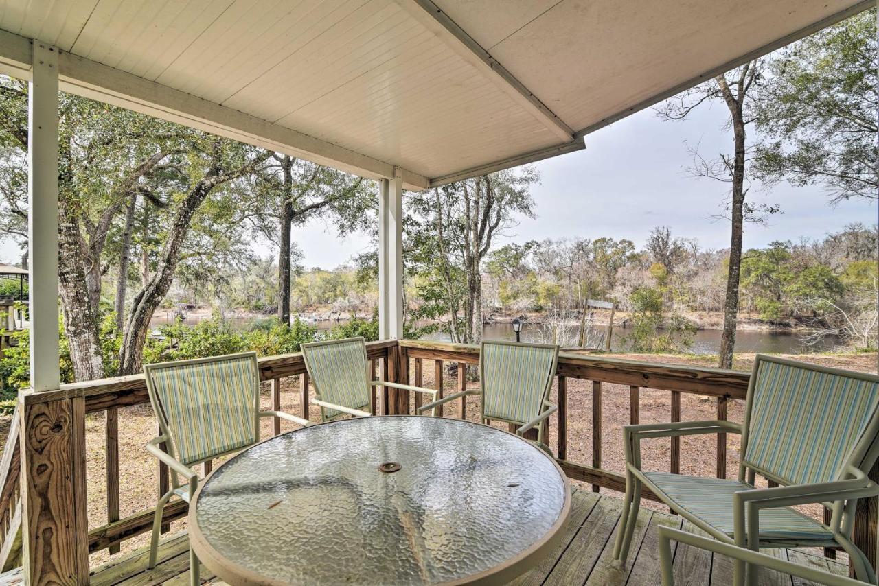 Fishing Paradise With Deck On Suwannee River Branford Exteriör bild