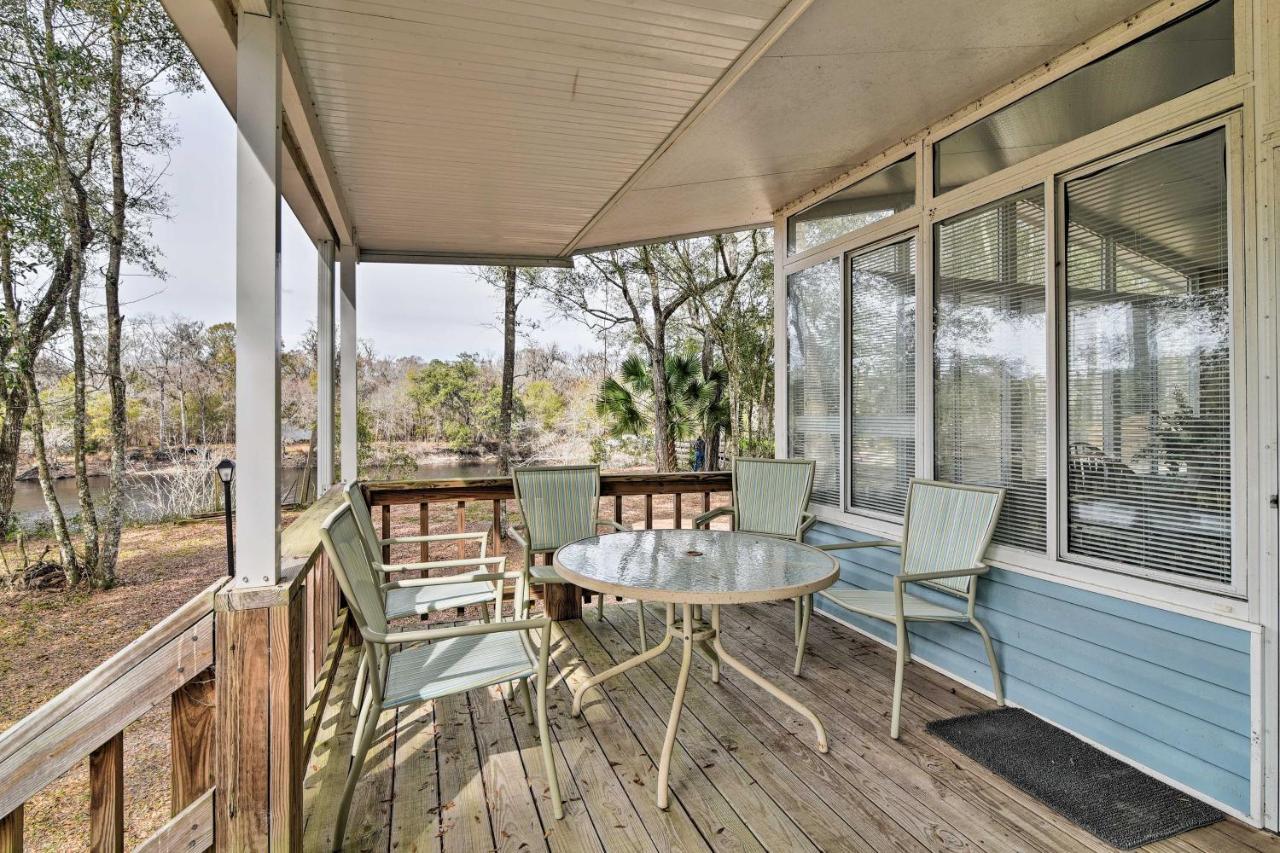 Fishing Paradise With Deck On Suwannee River Branford Exteriör bild