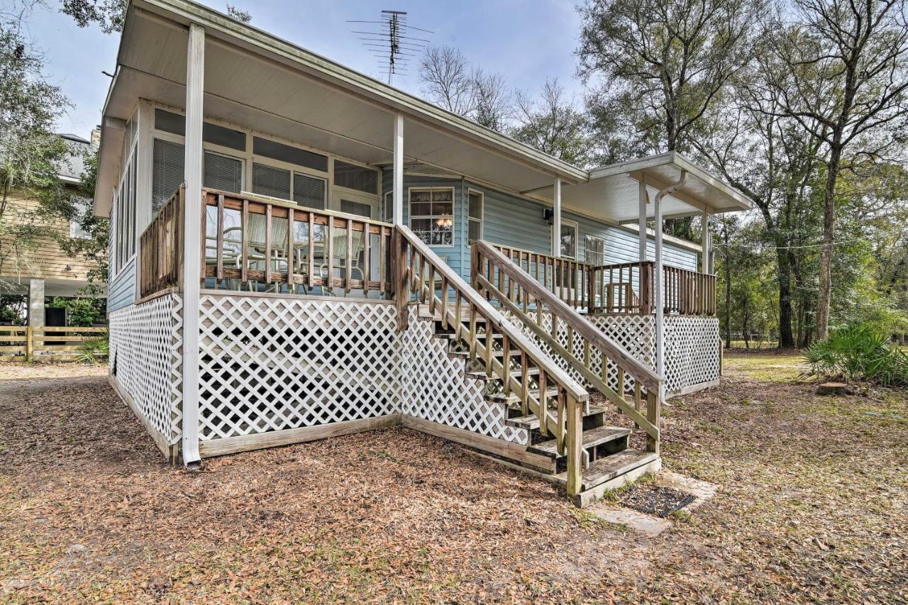 Fishing Paradise With Deck On Suwannee River Branford Exteriör bild
